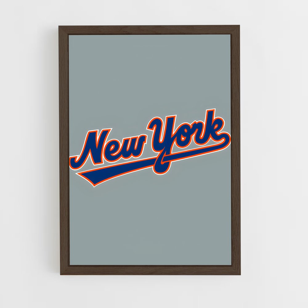 Poster Mets en Flamme – affiche Baseball (vue 5)